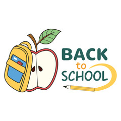 Back to School A Colorful Illustration of Learning and Education
