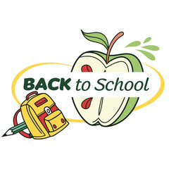 Back to School A Colorful Illustration of Learning and Education
