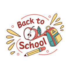 Back to School A Colorful Illustration of Learning and Education

