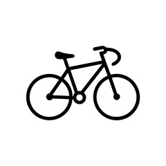 Obraz premium Bicycle Clip Art Doodle Vector on White Background