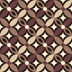 Minimalist Geometric Mid Mod Seamless Pattern