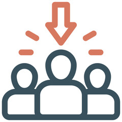 Candidates icon symbol. Vector illustration.