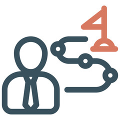 Career Path icon symbol. Vector illustration.