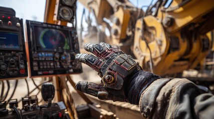 Remote Operation of Heavy Machinery with Advanced Control Technology