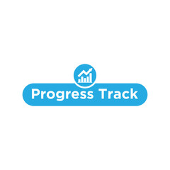 Progress Tracking Logo Vector, Business Growth Graph Icon Design.