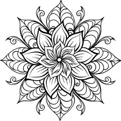 Attractive and elegant floral background design 