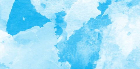 Turquoise color handmade blue vector watercolor texture, This is sky blue watercolor splash, bright multicolor hand drawn blue watercolor illustration, Sky in watercolor painting soft textured.