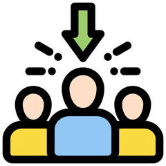 Candidates icon symbol. Vector illustration.