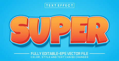 Super font Text effect editable
