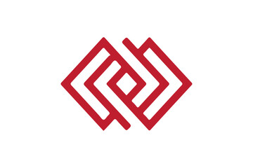 Modern business lines icon in SVG format for sleek corporate branding, startup identity, finance logos, and minimal office designs.