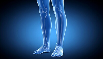 Obraz premium 男性の足