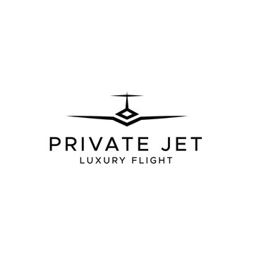 Private jet logo