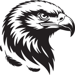 Fototapeta premium eagle head vector