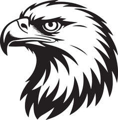 Obraz premium eagle head vector illustration