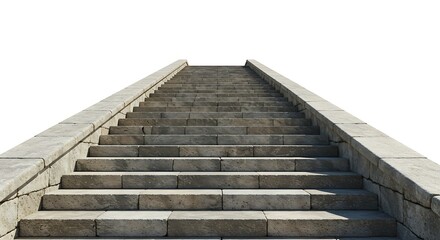 Ascending Stone Steps: A Journey Upward