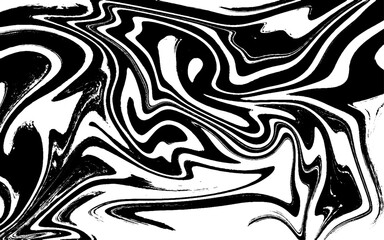 Ink texture. Mix of a white and black paint, closeup. Abstract marbling texture. Handmade ebru technique. 
