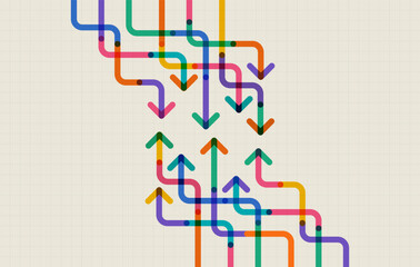 Abstract arrow direction. Business investment to success. financial data graph strategy. Technology background. High speed.