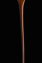 Pouring stream of milk chocolate