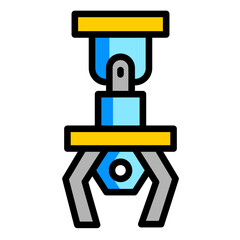 Mechanical Gripper Icon