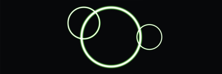  Glowing circle. Glow effect. Round light frame. abstract light lines of movement and speed.