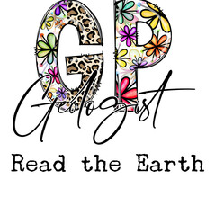 Colorful Geologist Design - Read the Earth -  Science T-Shirt Graphic