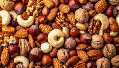 mixed nuts background