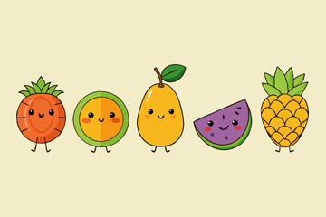 Cuba Libre Cocktail Icons Set Vector Illustration