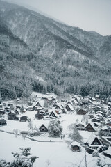 世界遺産・白川郷の合掌造り集落
