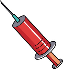 A beautiful syringe icon vector illustration, syringe vector logo icon, syringe vector graphics design