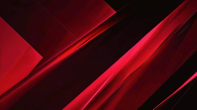 Abstract image with red and black geometric shapes, creating a dynamic and modern design.