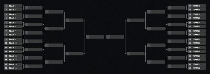 team bracket tournament design template