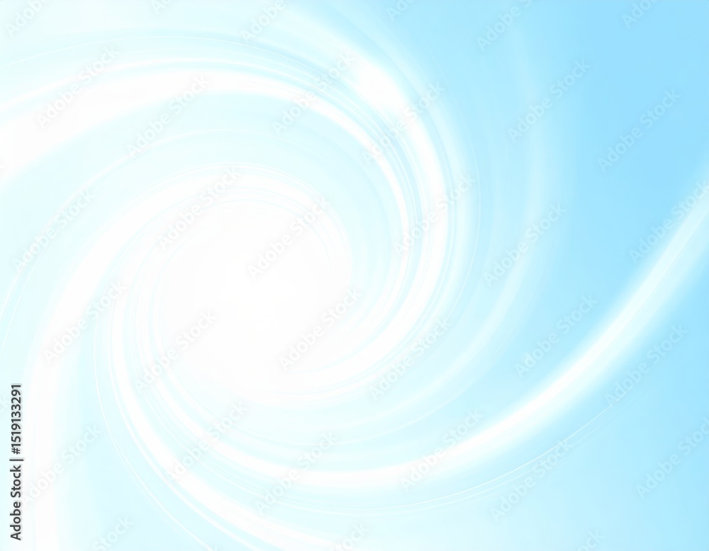 Wall mural abstract blue background with swirling light and colorful wave patterns