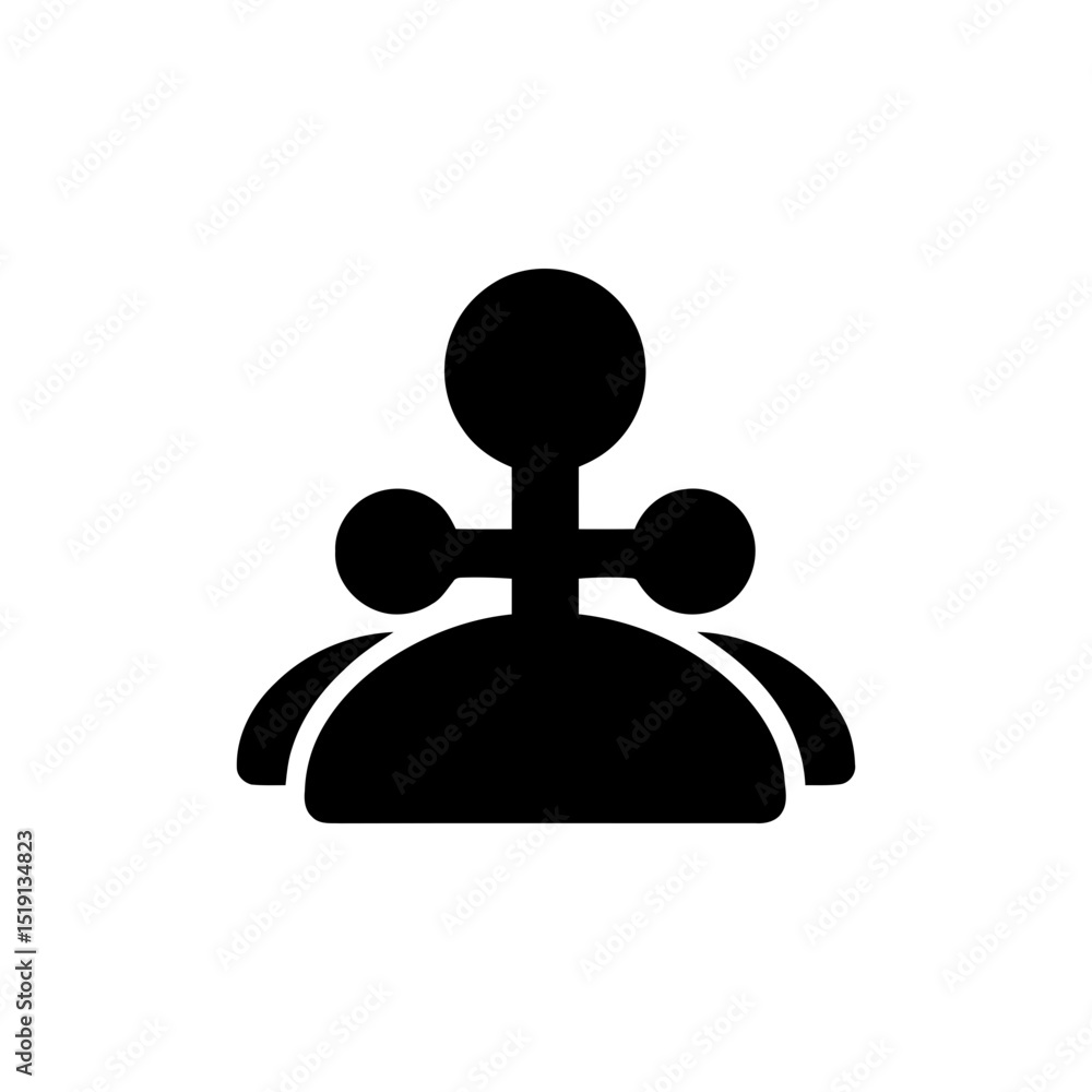 Poster key icon, symbolizing access, security, a solution to a problem, a password, or an encryption/decryp