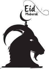 Symbolic Black Goat Head