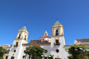 The Church of Socorro de Ronda on the Plaza del Socorro in Ronda, Andalusia, Spain
