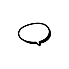 simple icon of speech bubble