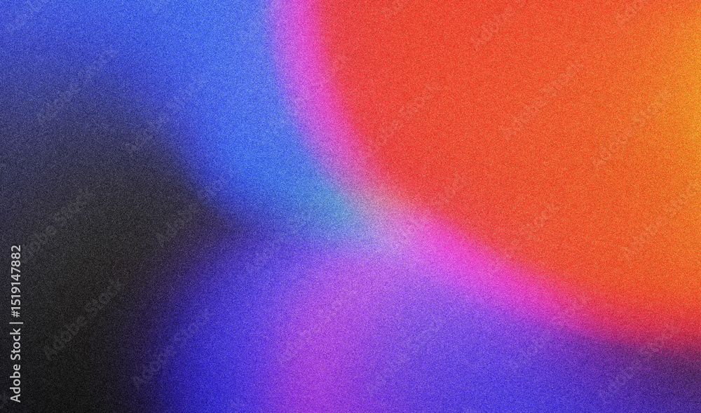 Fototapete abstract trendy colorful gradient noisy grain background texture