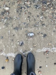 meer strand füße wasser