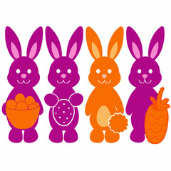 Chic newborn fashion icons vector illustration