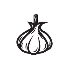 Garlic Illustration  icon