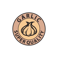 Garlic logo design