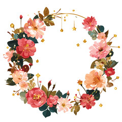 frame, flower, floral, border, decoration, leaf, flowers, pink, vector, design, nature, spring, wreath, illustration, pattern, art, card, beauty, blossom, summer, plant, bloom, heart, ornament, love, 