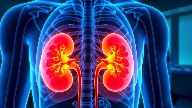 Kidney cancer, renal diagnostics, tumor treatment. Cancer management. Surgeons pinpoint treatment sites. Radiology advances renal care. Oncologists review patient charts.