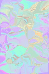 Holograms, Abstract Pastel Swirls Iridescent Background Texture