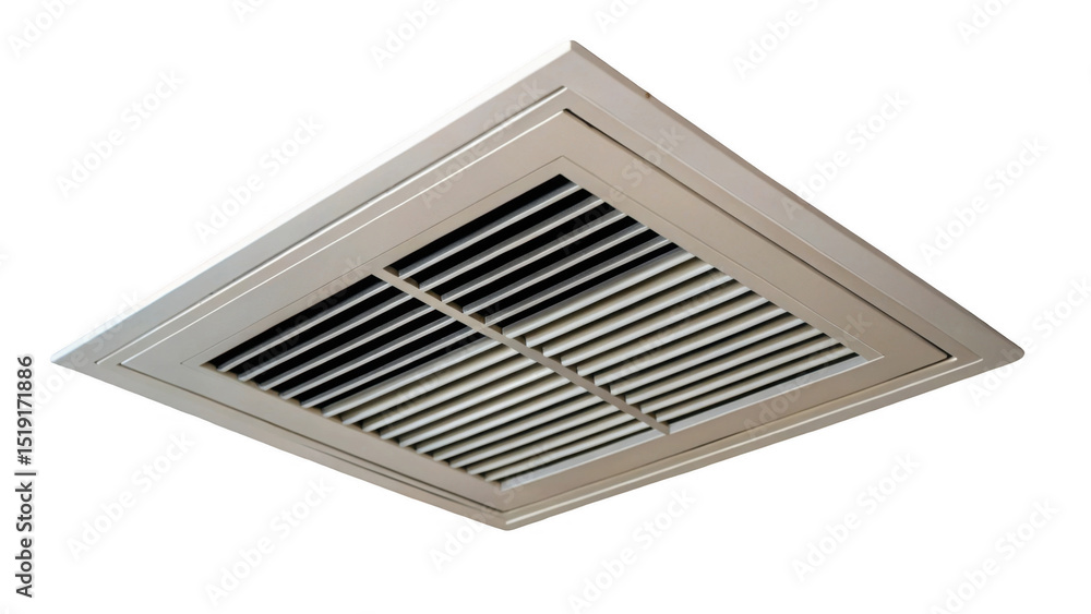 Poster modern ceiling air vent diffuser featuring sleek design and adjustable louvers for directional airfl