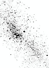 Abstract Black Ink Splatter Background High-Resolution Vector Graphic