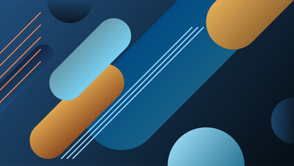 ABSTRACT BACKGROUND ELEGANT DARK BLUE GRADIENT SMOOTH LIQUID COLORFUL DESIGN WITH DIAGONAL GEOMETRIC SHAPES VECTOR TEMPLATE GOOD FOR MODERN WEBSITE, WALLPAPER, COVER DESIGN 