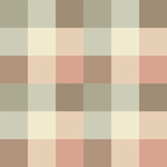 Soft neutral plaid pattern in beige, taupe, and muted brown tones. Great for backgrounds, textiles, wrapping, and rustic-themed holiday projects.