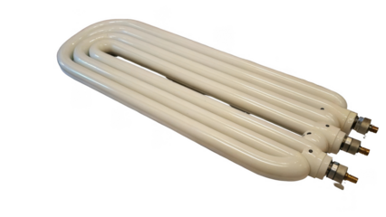 Long multi tube fluorescent light bulb, isolated on a transparent background, providing efficient and uniform illumination for large spaces in offices, homes, and industrial settings