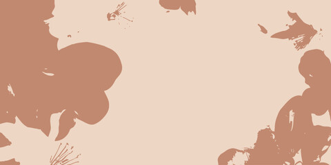 Abstract Floral Background Elegant Dusty Rose and Peach Hues